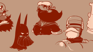 Famous characters look more badass with cool beards on them